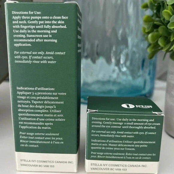 Glacyo Natural Mineral Skincare Amber Extract Serum and Eye  Cream - Picture 4 of 6